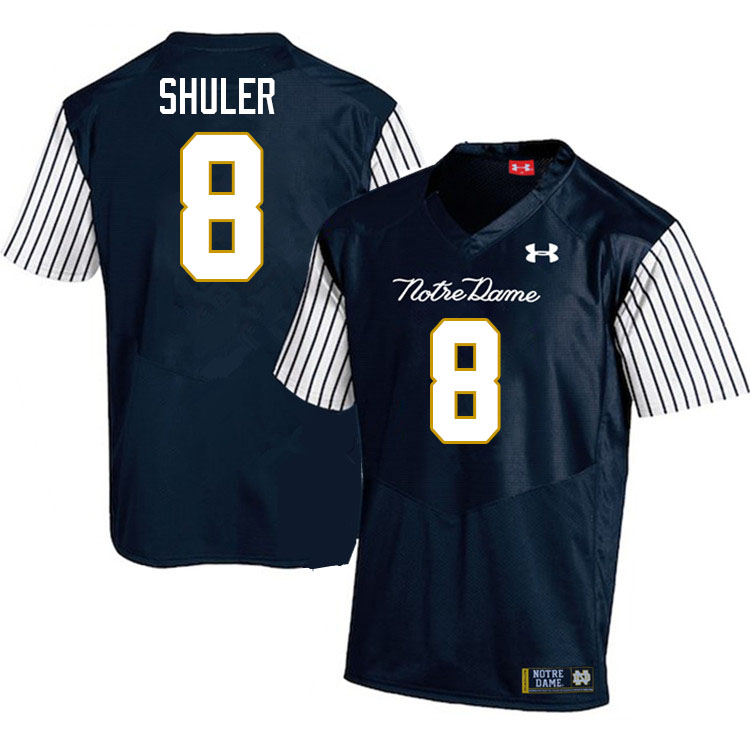 Men #8 Adon Shuler Notre Dame Fighting Irish College Football Jerseys Stitched-Alternate